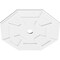 Ekena Millwork Logan Architectural Grade PVC Ceiling Medallion, 30"OD x 3"ID x 10 1/2"C x 1"P, One-Piece CMP30LG-03000 - alternate 4